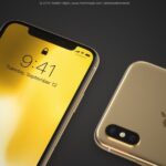 iphone x dourado