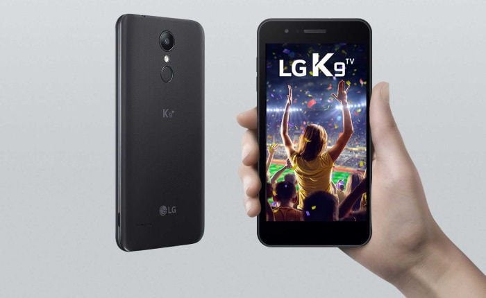 LG K9 TV frontal e traseira LG K9 TV frontal e traseira