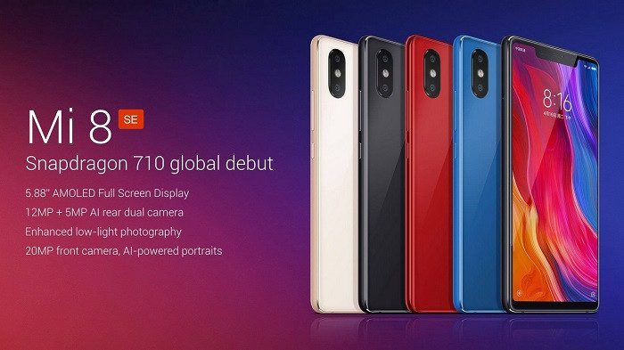 Xiaomi Mi 8 e Mi 8 SE são anunciados com chipset Snapdragon e notch xiaomi mi 8 se