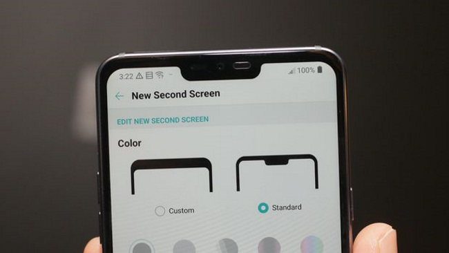 lg g7 thinq segunda tela lg g7 thinq segunda tela