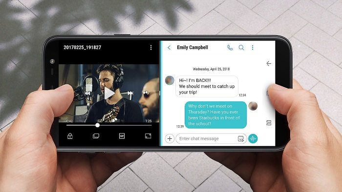 Samsung Galaxy J6 tela Samsung Galaxy J6 tela