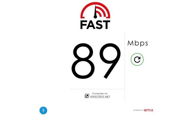 Fast NetFlix medidor de velocidade Fast NetFlix medidor de velocidade