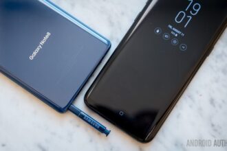 galaxy note 8 e galaxy s9