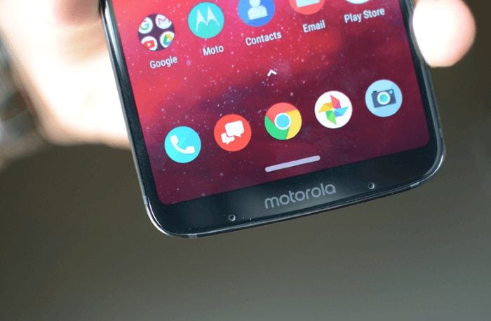 Moto Z3 barra de navegação Moto Z3 barra de navegação