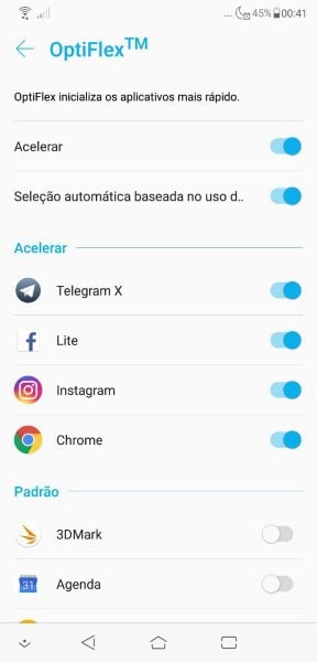 Review do ASUS Zenfone 5 (2018): Inteligência artificial e custo benefício Zenfone 5 2018 - OptiFlex