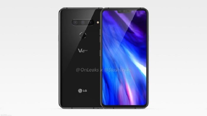 LG V40 poderá chegar com chipset Snapdragon 845 e cinco câmeras lg v40 render