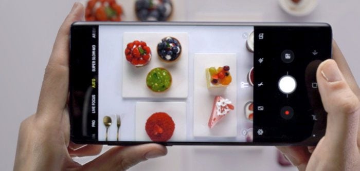 Galaxy Note 9 Otimizador de Cena Galaxy Note 9 Otimizador de Cena