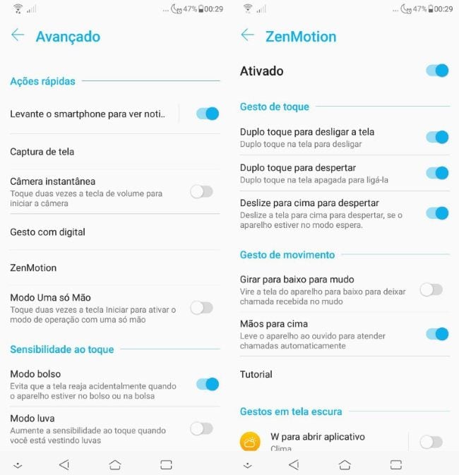 Review do ASUS Zenfone 5 (2018): Inteligência artificial e custo benefício Zenfone 5 2018 - ZenUI 5.0
