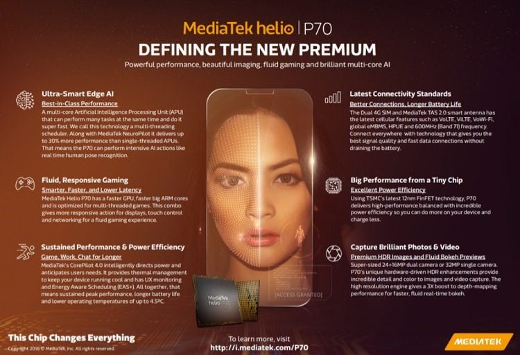 MediaTek Helio P70 é oficializado com grandes melhorias chipset mediatek helio p70 lancamento