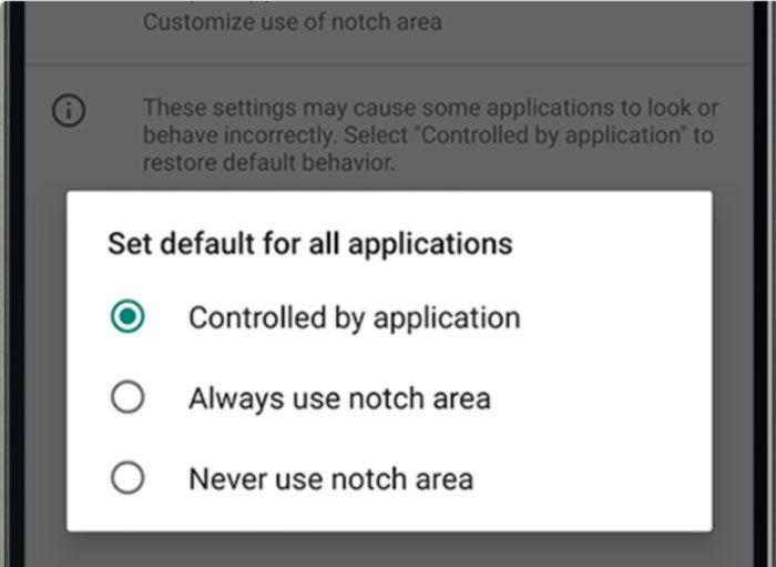 Essential Phone notch Essential Phone notch