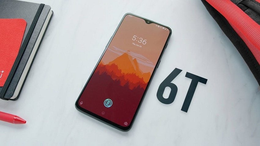 oneplus 6t smartphone