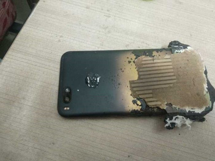 Xiaomi Mi A1 explodiu Xiaomi Mi A1 explodiu