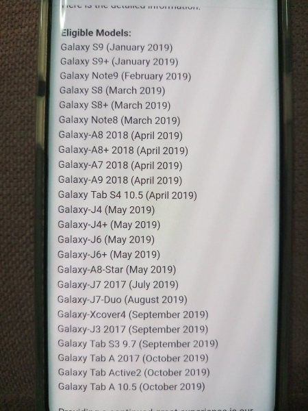 Android 9 Pie - Calendário de atualizações é revelado no Samsung Members android 9 pie lista de aparelhos a serem atualizados