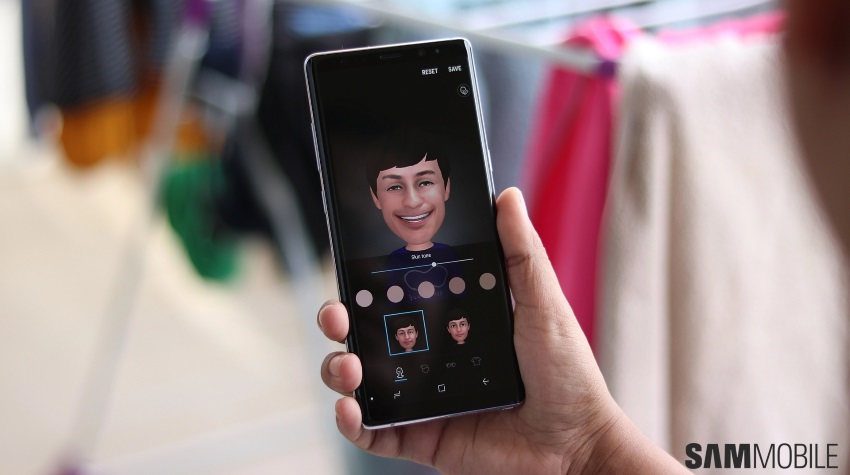 galaxy note 8 ar emoji