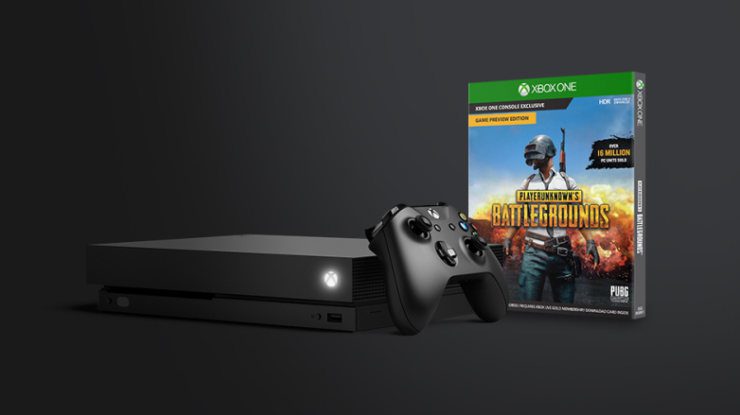 xbox one x pubg