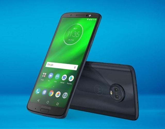 Moto G6 Plus recebe atualização do Android 9 Pie na Índia moto g6 plus em um fundo azul