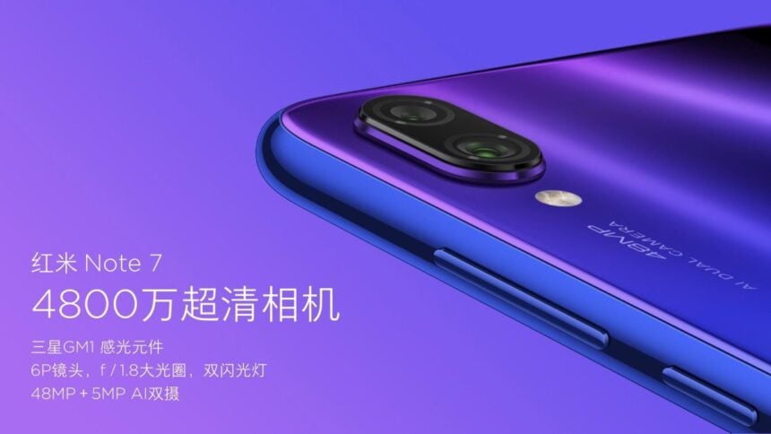 redmi note 7 componentes video