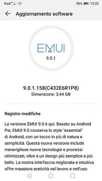 huawei mate 9 update
