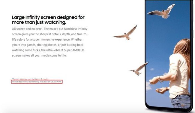 Galaxy A90: Vazamento de foto oficial confirma tela Infinity sem entalhe o galaxy a90 chegara com tela sem entalhe