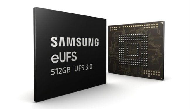 Samsung Galaxy S10 não vem com o padrão UFS 3.0 samsung eufs ufs 3.0