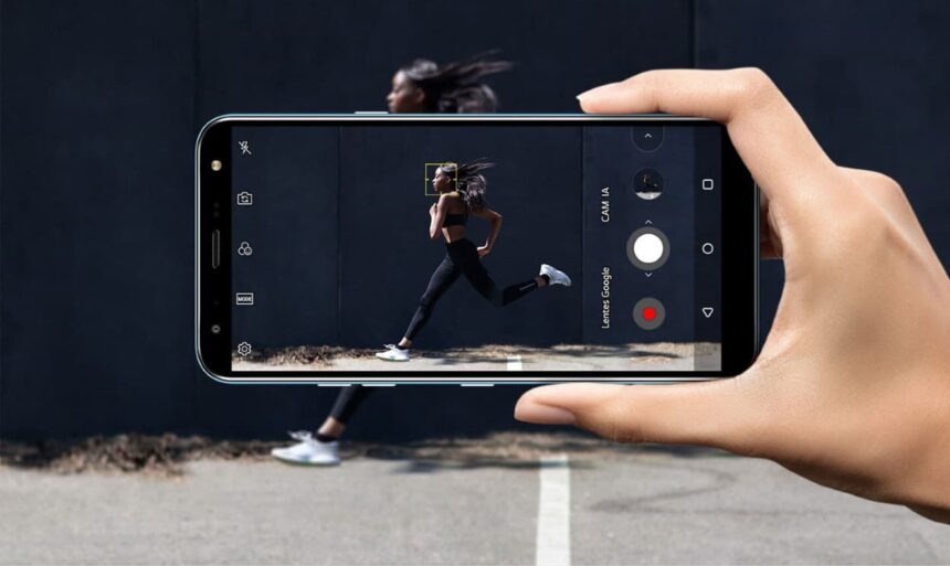 LG K12 plus camera oficial