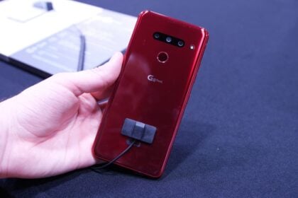lg g8 thinq vermelho lançamento