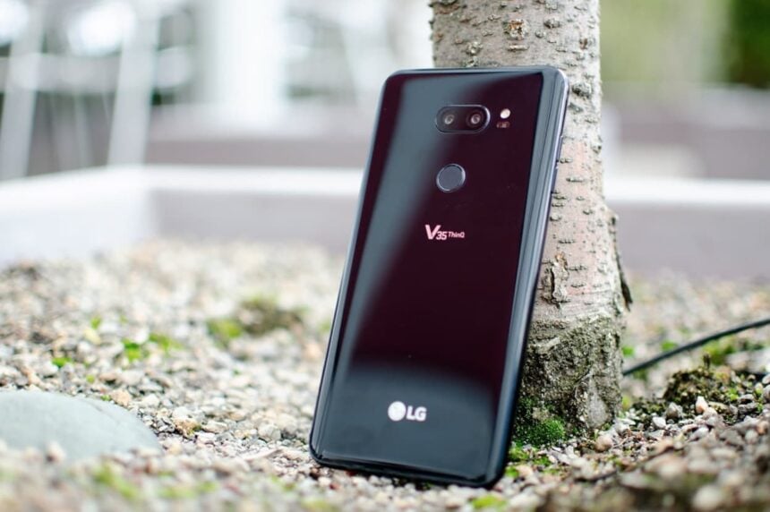lg v35 thinq preto oficial