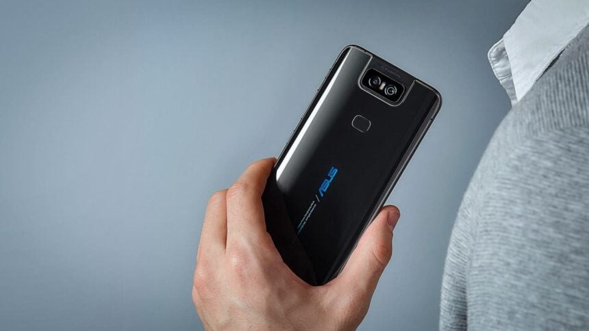 zenfone 6 preto flip camera