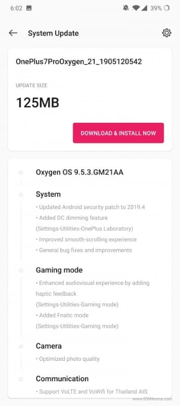 OnePlus 7 Pro recebe primeira atualização com novo recurso notificacao da atualizacao oneplus 7