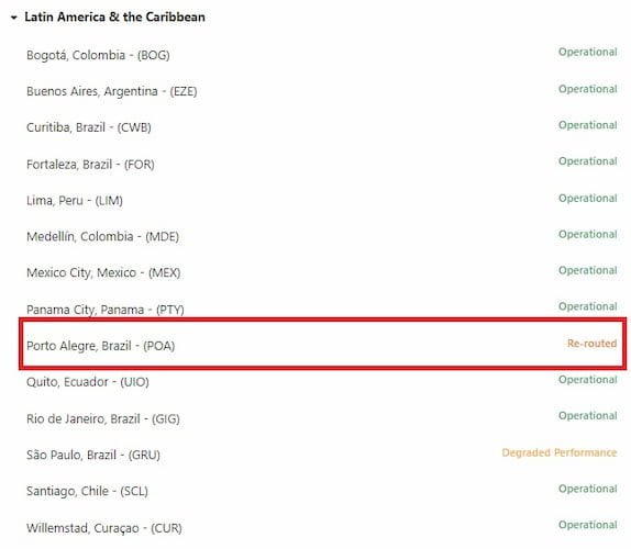 Cloudflare sofre falha e causa problemas no acesso à internet no Brasil Falha do servidor do Cloudflare em Porto Alegre afeta internet brasileira.