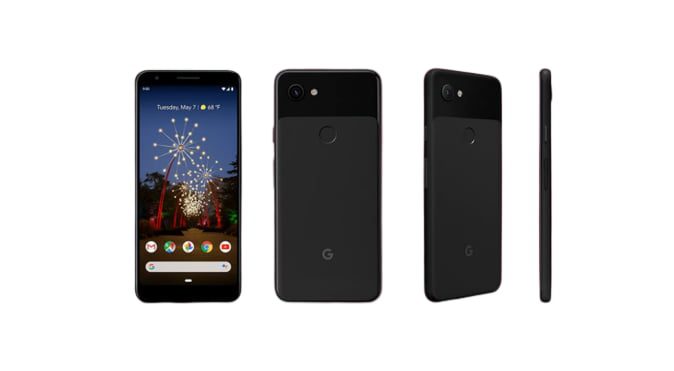 Google Pixel 3a e Pixel 3a XL são anunciados durante a I/O 2019 Google Pixel 3a na cor preta.