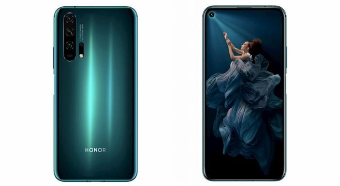 Honor 20 e 20 Pro são anunciados com Kirin 980 e até 8 GB de RAM Honor 20 Pro na cor verde.