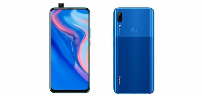 Huawei P Smart Z é oficializado com Kirin 710 e câmera retrátil Huawei P Smart Z na cor azul.