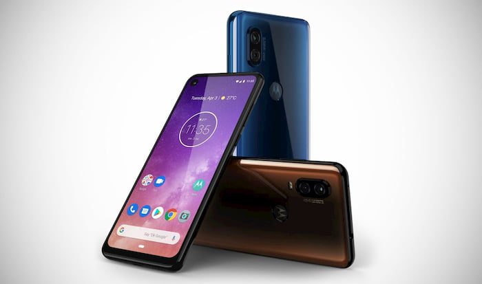 Motorola One Vision é oficializado com Exynos 9609 e câmera dupla Motorola One Vision nas cores bronze e azul.