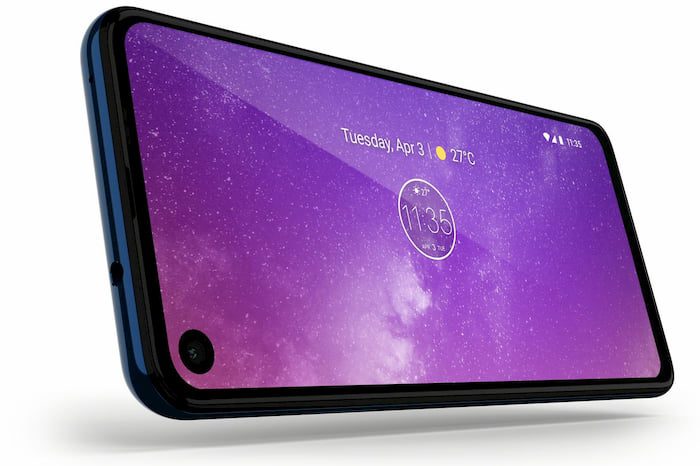 Motorola One Vision é oficializado com Exynos 9609 e câmera dupla Foto da tela do Motorola One Vision.