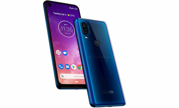Motorola One Vision aparece na cor azul antes de ser oficializado Motorola One Vision na cor azul.