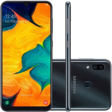 Galaxy A10 e Galaxy A30 - Smartphones estão em oferta no Brasil galaxy a30 preto dual camera