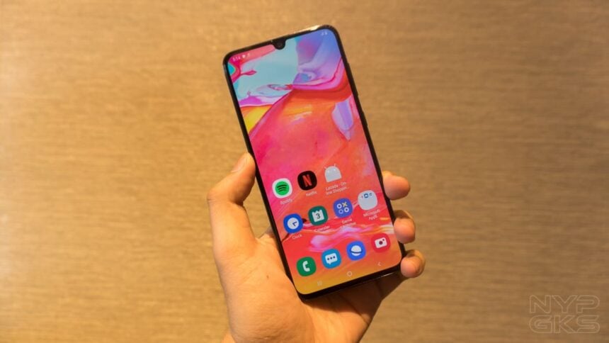 galaxy a70 vendido no brasil