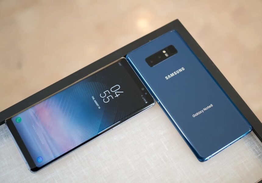 samsung galaxy note 8 azul oficial