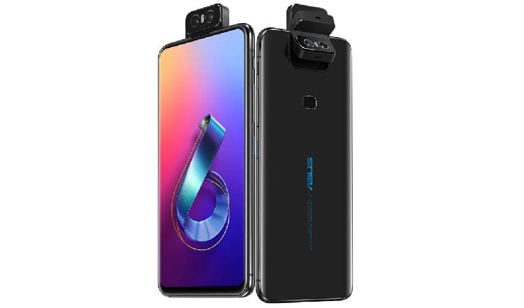 ASUS Zenfone 6 com 8 GB de RAM começa a ser vendido na Itália ASUS Zenfone 6 na cor preto.