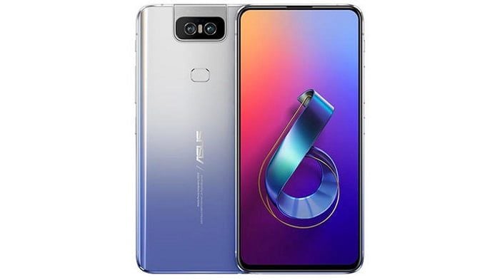 Zenfone 6 pode ser lançado na Índia como ASUS 6z ASUS Zenfone 6 ou ASUS 6z, foto da traseira e do display.