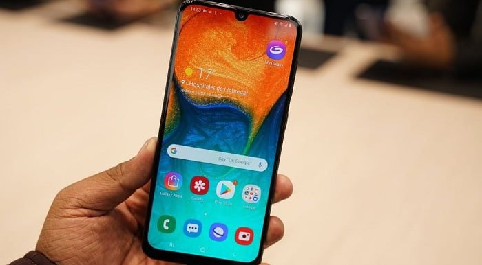 Galaxy A30 recebe atualização de segurança de junho 2019.