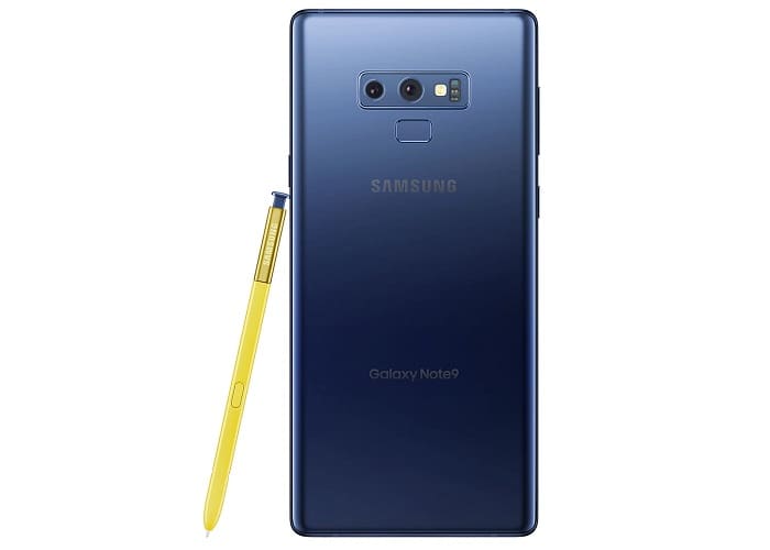 Galaxy Note 9 recebe pacote de segurança de junho de 2019 Galaxy Note 9 traseira.