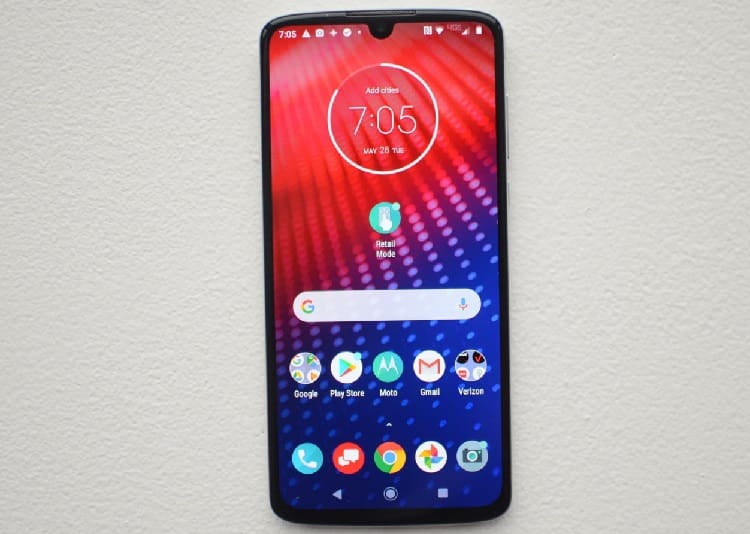 Motorola Moto Z4 só receberá atualização para o Android Q Motorola Moto Z4 tela.