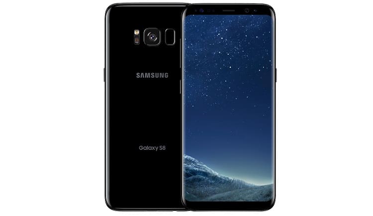Galaxy S8 recebe atualização de segurança de junho de 2019 Galaxy S8 na cor preta.