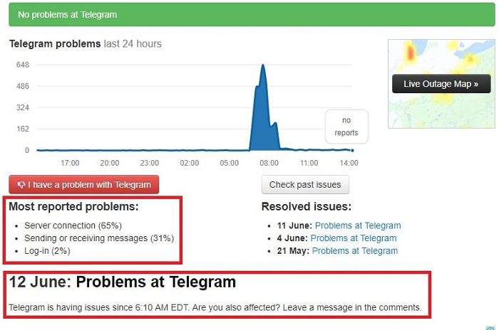 Telegram passa por instabilidade em vários países devido ataque DDoS Telegram passa por instabilidade devido ataque DDoS.