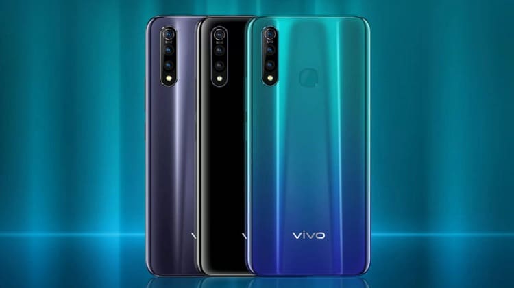 Vivo Z1 Pro é anunciado com Snapdragon 712 e furo na tela Vivo Z1 Pro nas cores cinza, preto e azul.