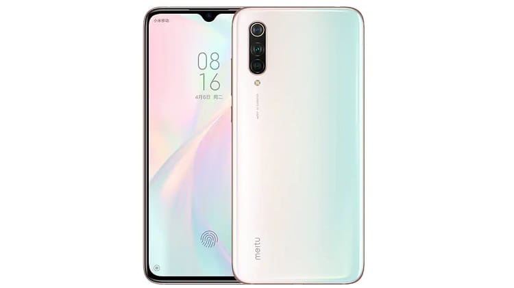 Xiaomi Mi CC9, CC9 Meitu Edition e CC9e são oficializados Xiaomi Mi CC9 Meitu Edition na cor branca.