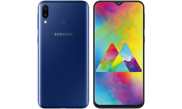 Galaxy M20 e M30 começam a receber o patch de segurança de agosto Galaxy M20 azul.