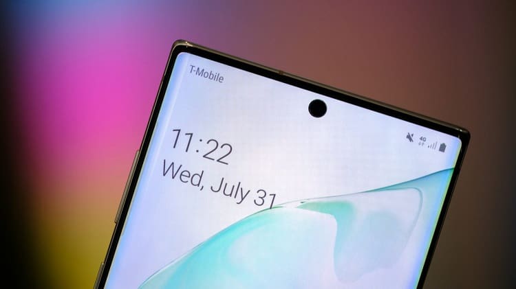 Samsung Galaxy Note 10 e Note 10+ são anunciados oficialmente Galaxy Note 10 e Galaxy Note 10+ câmera frontal.